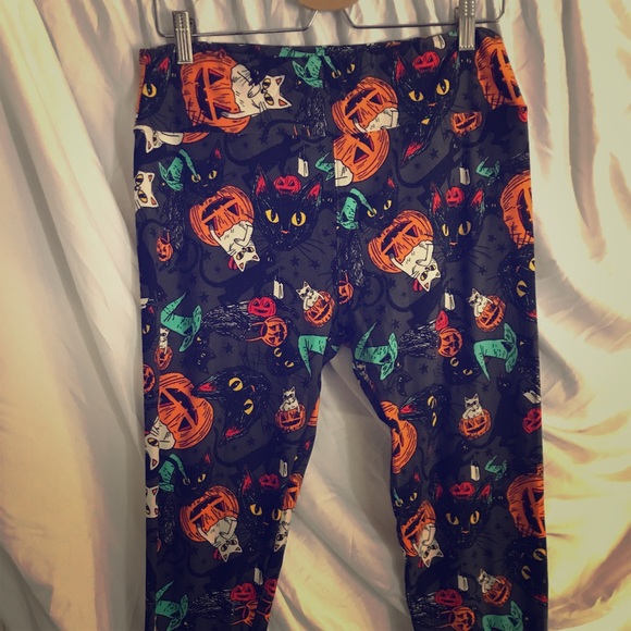 LuLaRoe Pants - Lularoe TC Halloween Cats